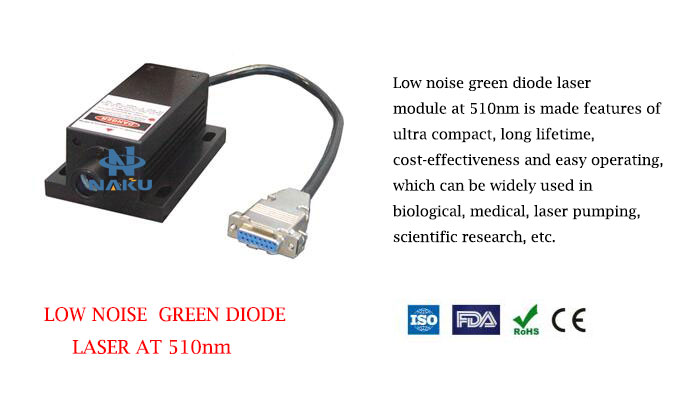 510nm Low Noise Green Laser 1~30mW